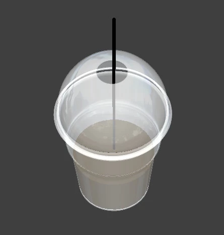 plastic coffee cup