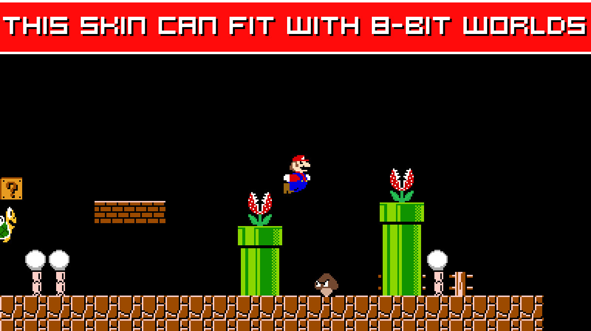 Colored Retro Mario (1.9 Beta 12) [Boll Deluxe] [Mods]