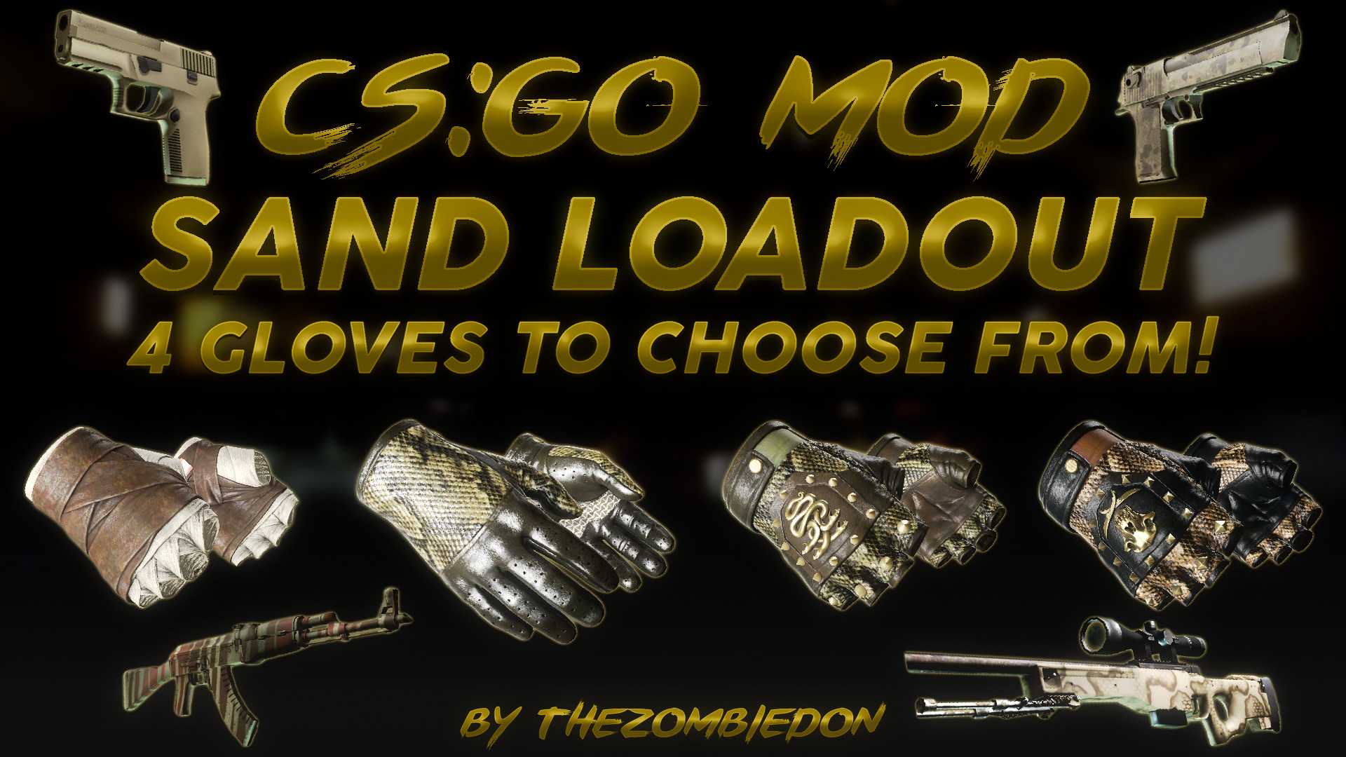 [CS:GO Mod] Sand-Themed Loadout Mod for Counter-Strike: Source | CS:S Mods