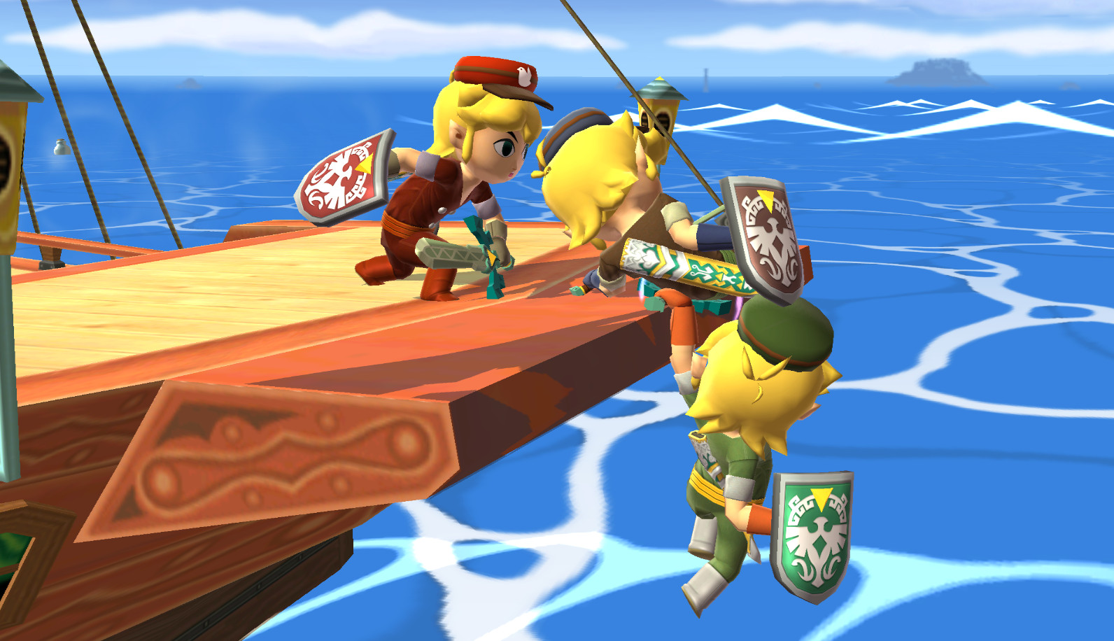 Smash 3C Conductor Toon Link [Super Smash Bros. Brawl] [Mods]