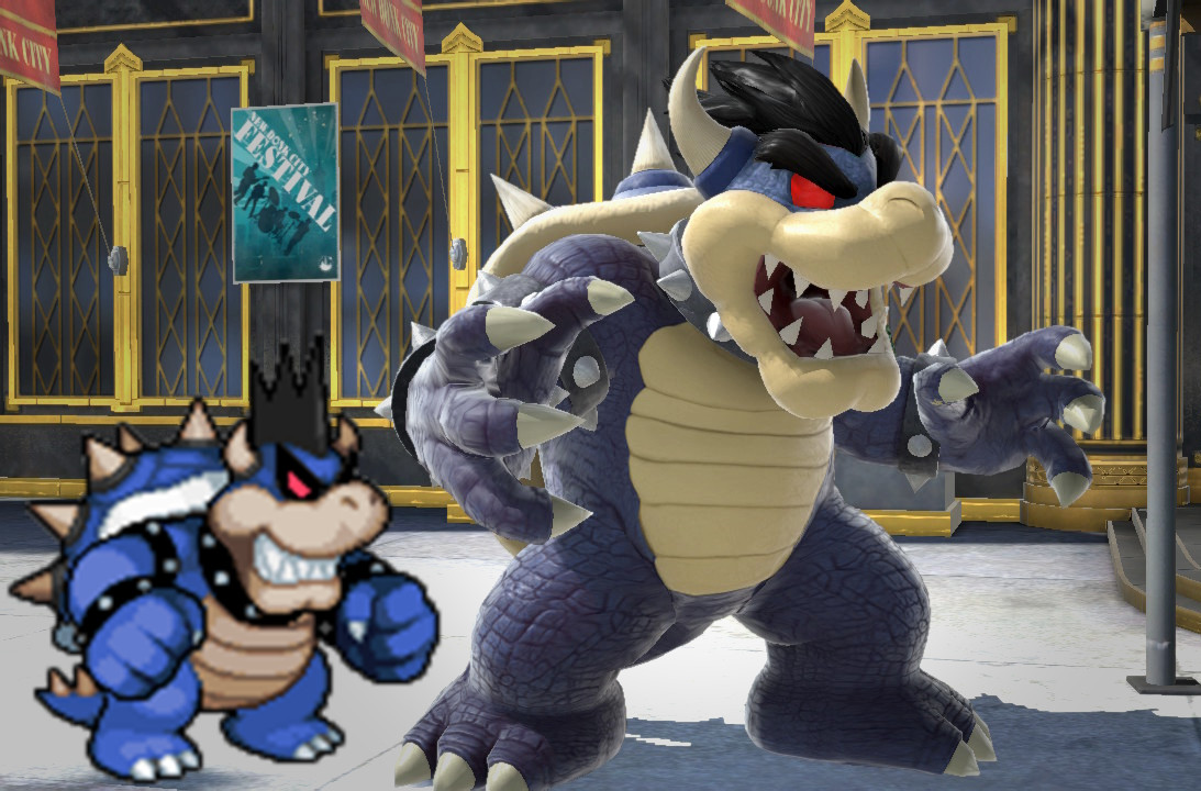 dark bowser figure