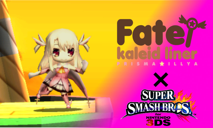 Chibi Illya Over Villager [Super Smash Bros. (3DS)] [Mods]