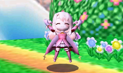 Chibi Illya Over Villager [Super Smash Bros. (3DS)] [Mods]