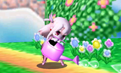 Chibi Illya Over Villager [Super Smash Bros. (3DS)] [Mods]