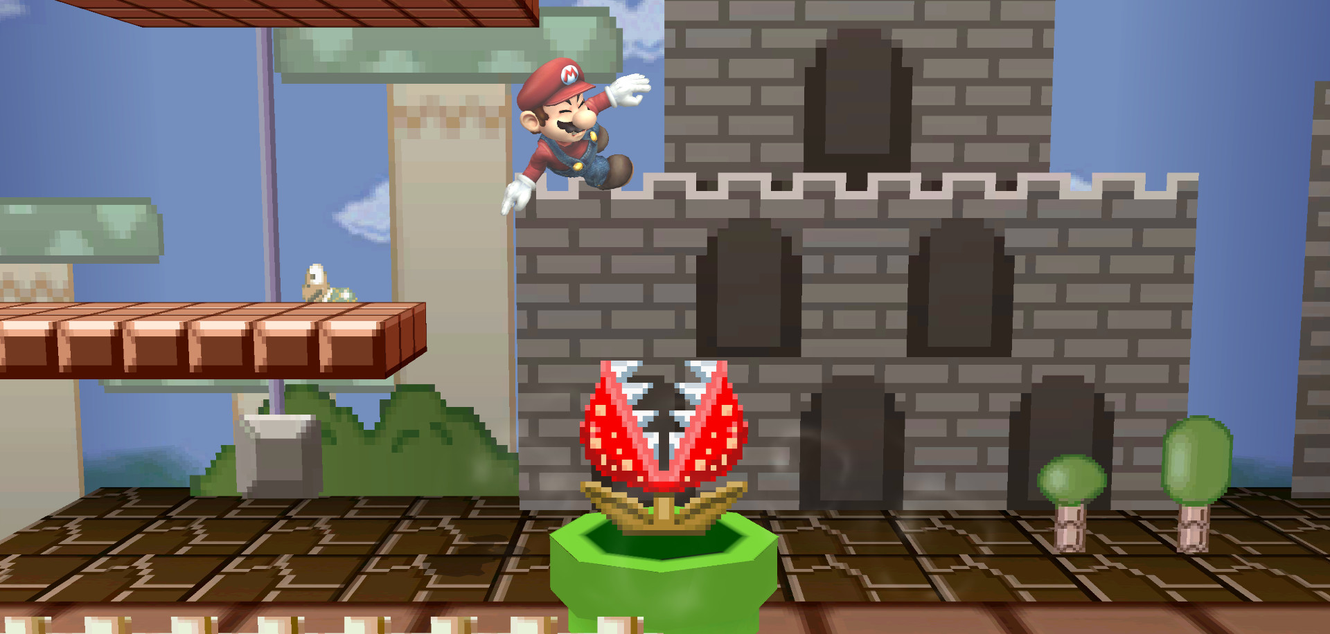 Mushroom Kingdom 64 Upgrades + Plant [Super Smash Bros. Brawl] [Mods]