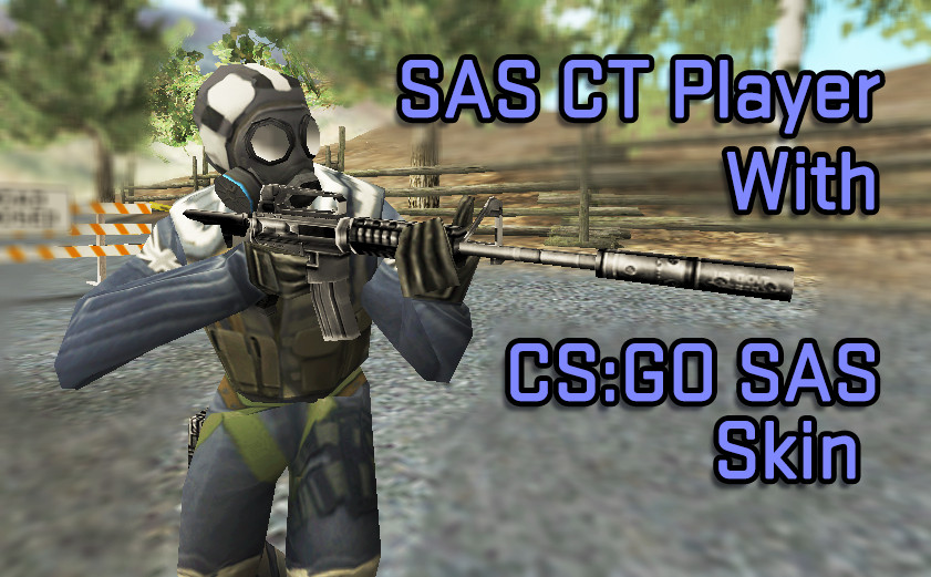 Default SAS with CS:GO New SAS skin Mod for Counter-Strike 1.6 | CS1.6 Mods
