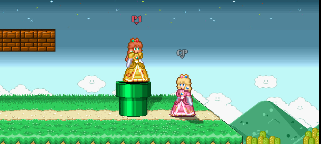 Daisy over peach [Super Smash Bros. Crusade] [Mods]