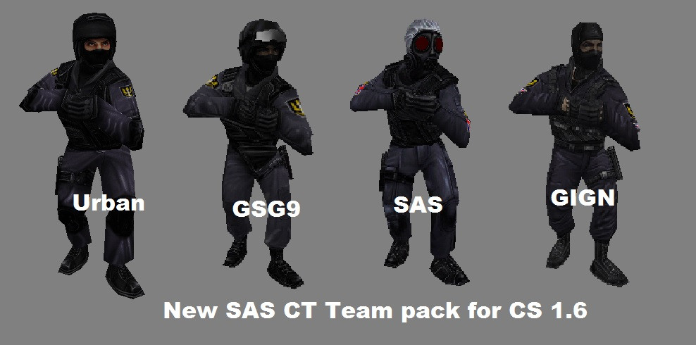 C.S.-C.Z. SAS skin for CS 1.6 • CS-bg