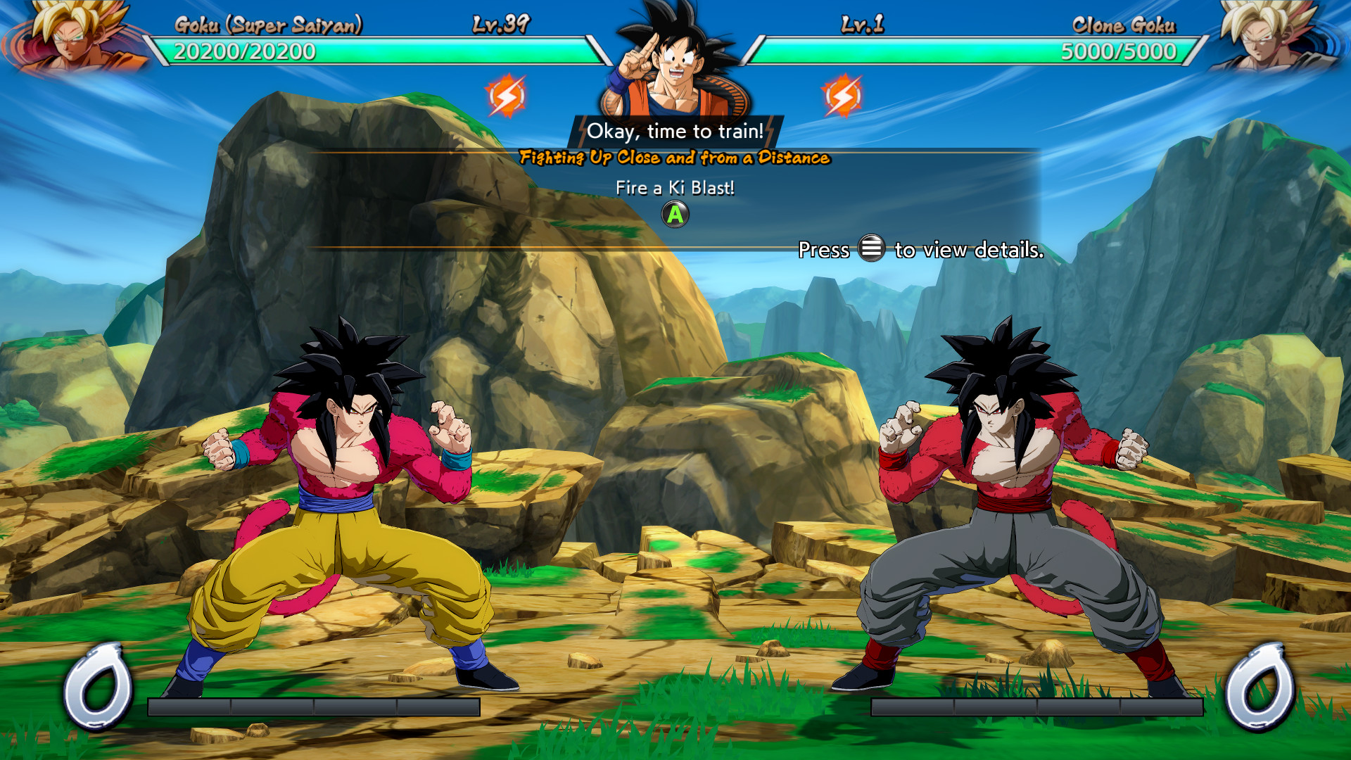 DBZ: Super Saiyan 4 Goku & Super Saiyan Blue Goku Just Fought