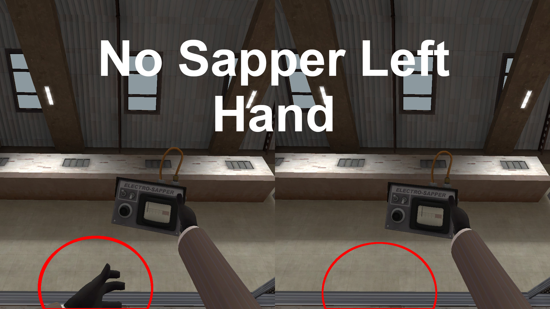 No Sapper Left Hand