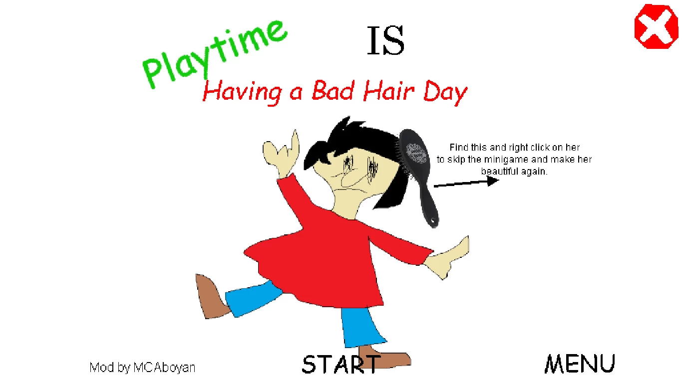 Playtime is having a Bad Hair Day