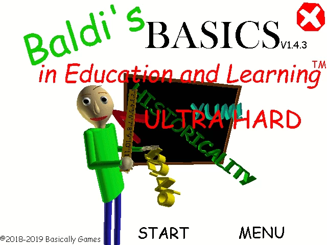 Baldi's Basics IMPOSSIBLE MODE (ULTRA HARD)