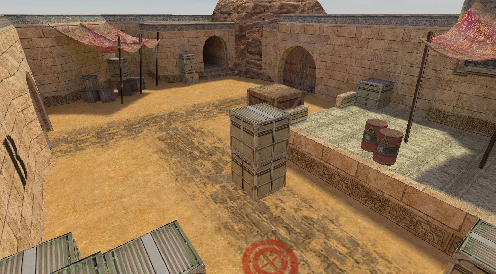 Map de_dust2 for Counter-Strike Condition Zero