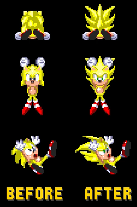 Sonic Sprite Sheet - fasrres