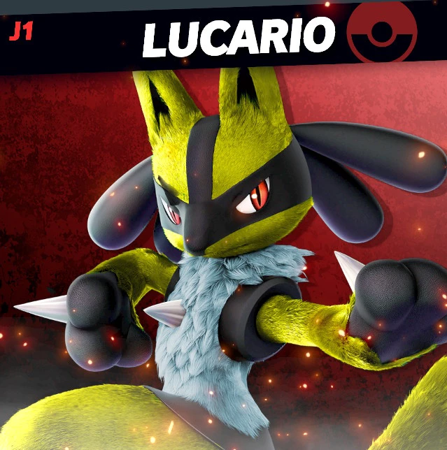 Shiny Lucario (Smash Ultimate render) by JakeBing on DeviantArt