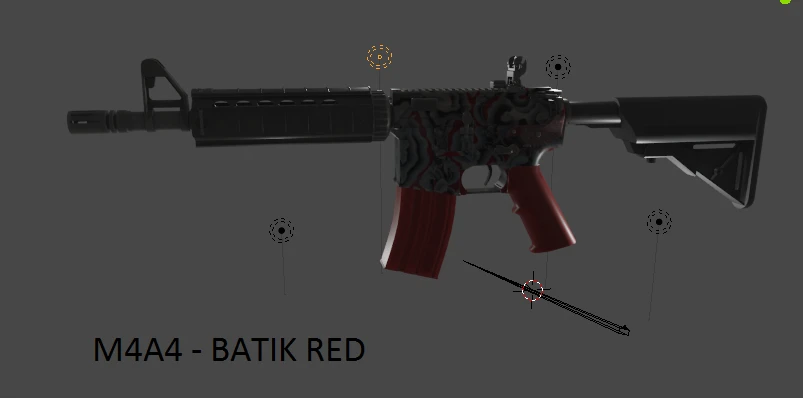 M4A4 | Red Batik