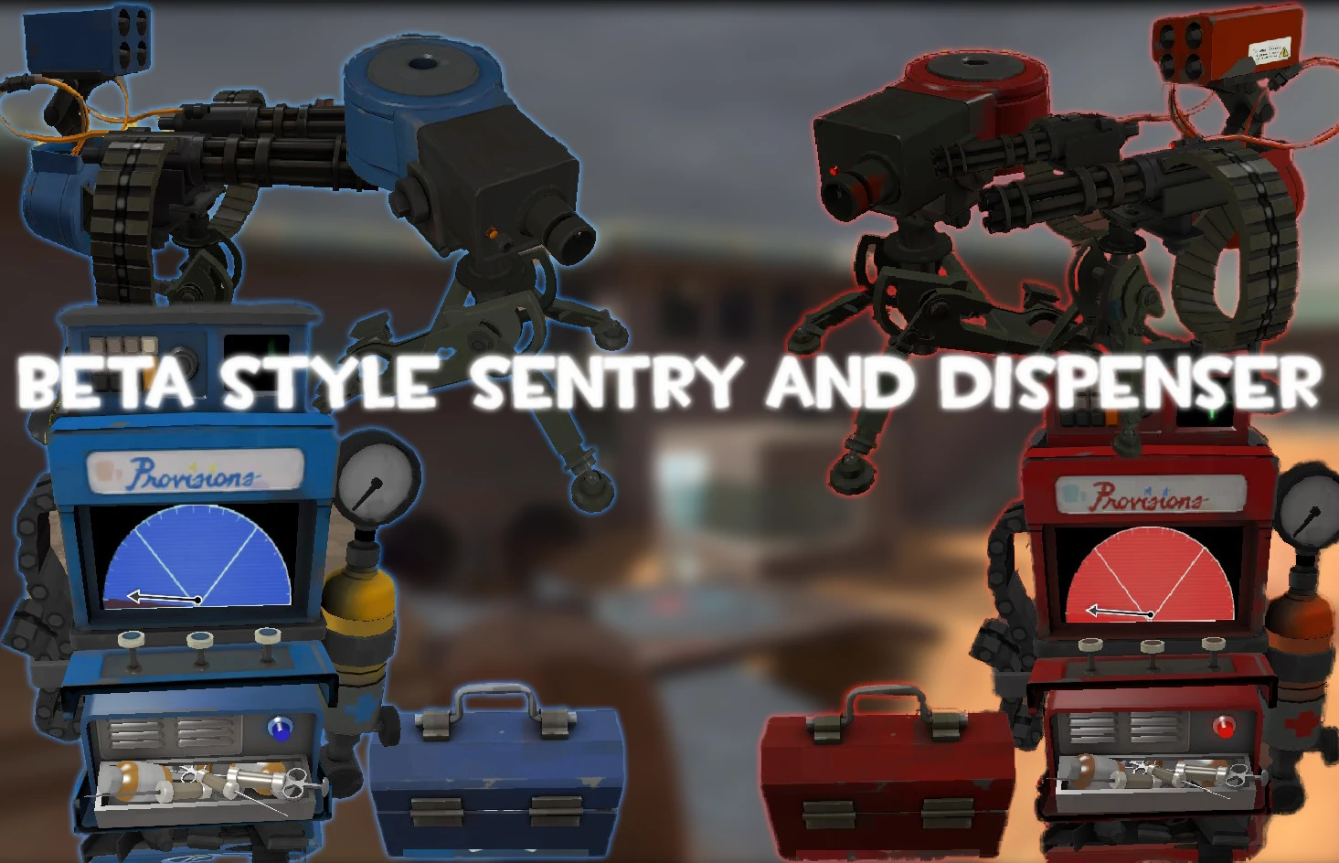 Beta Style Sentry Dispenser and Toolbox