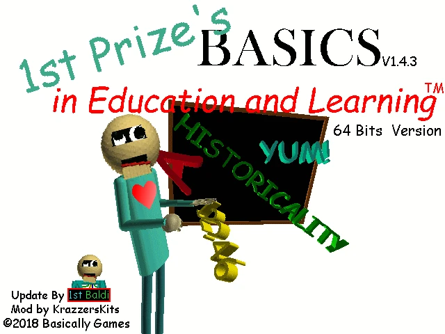 NEW HACK UPDATE 1.4.3 in Baldi's Basics in Education & Learning