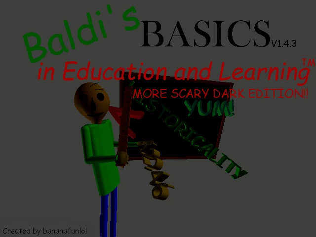 Baldi's Basics Horror Edition Remastered Android Port by