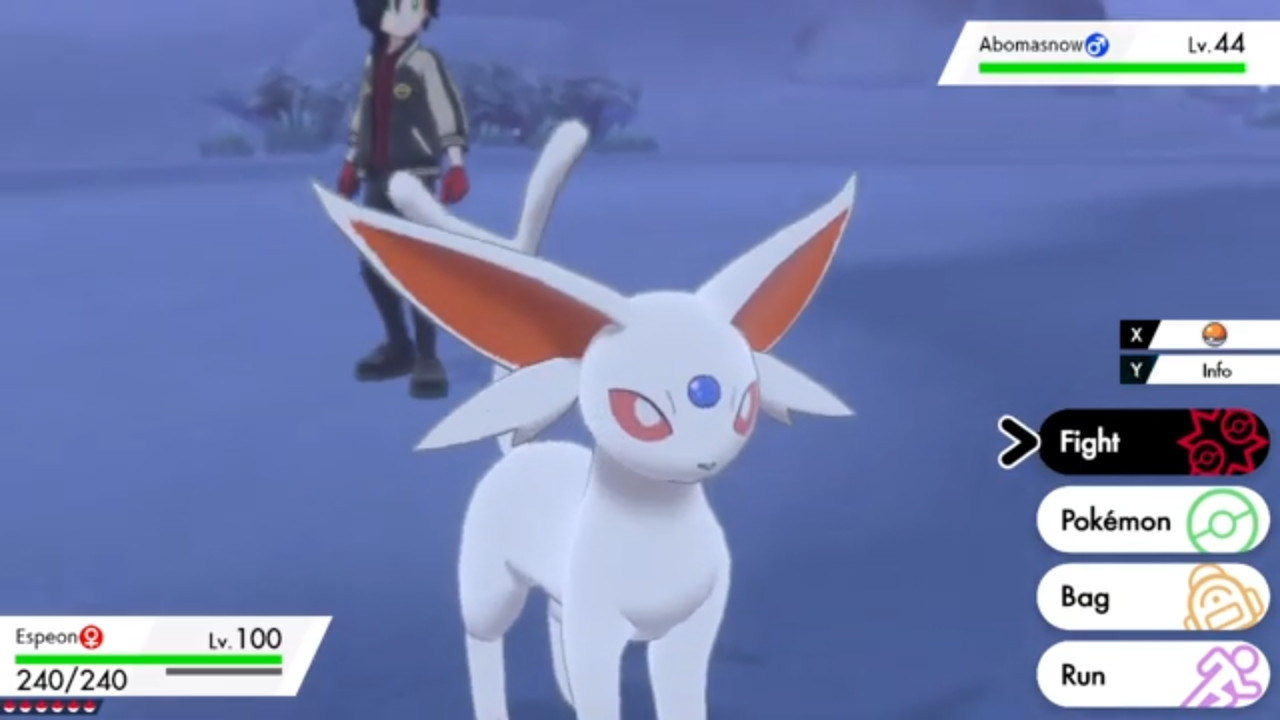 White Espeon Texture Mod [Pokemon Sword & Shield] [Mods]