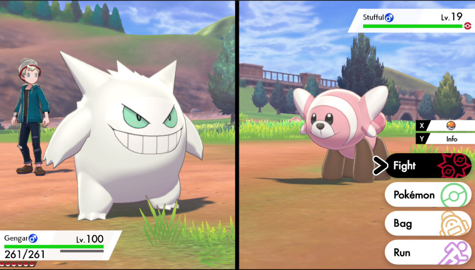 NOW THIS IS A GHOST! WHITE SHINY GENGAR! - Pokemon Shiny Recolor