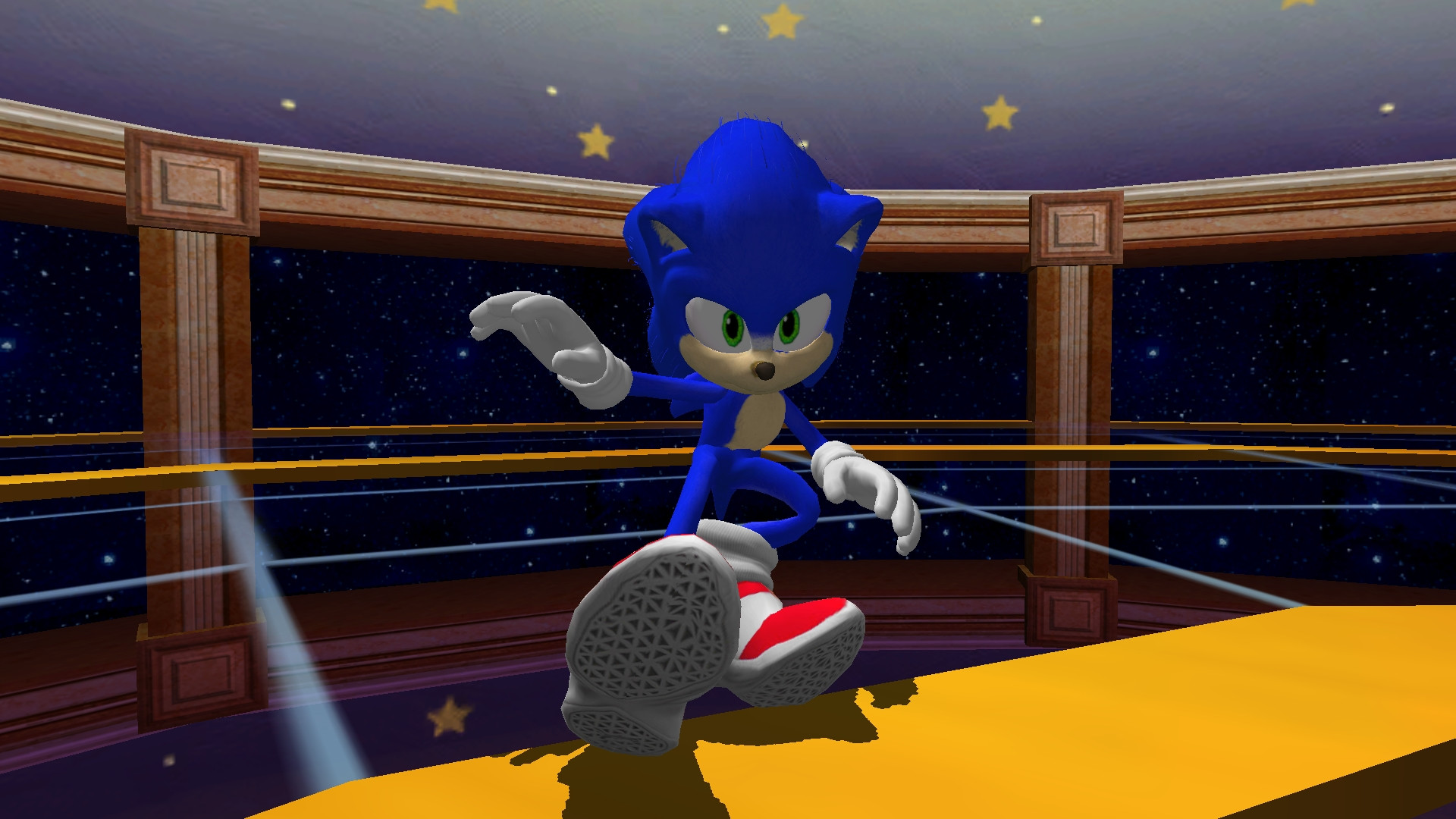 Movie Sonic in Adventure Style, Sonic Adventure Pose