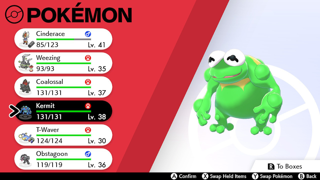 Pokemon Kermit de frog GX