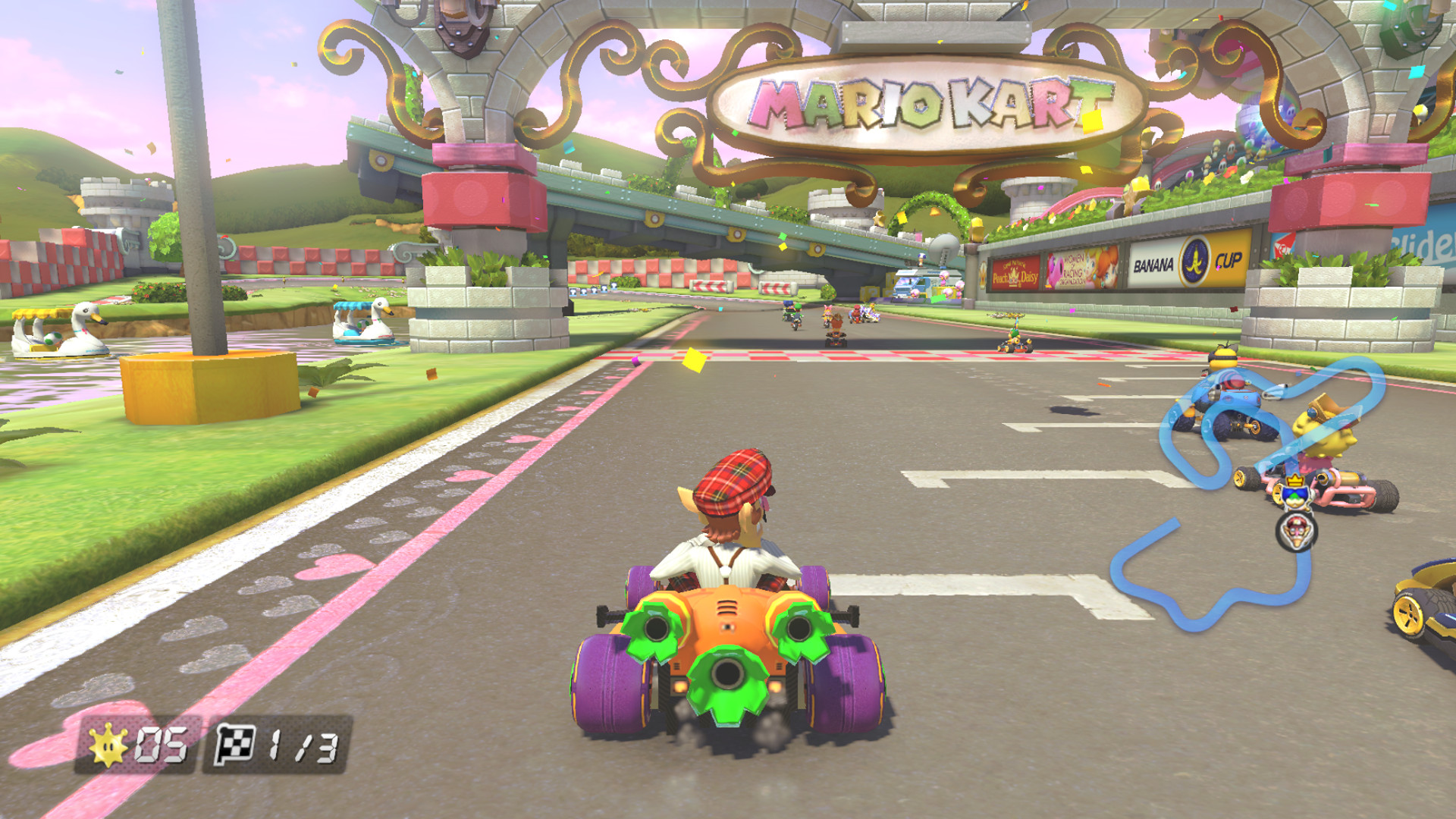 Waluigi Bus Driver From Mkt Mario Kart 8 Mods 4918