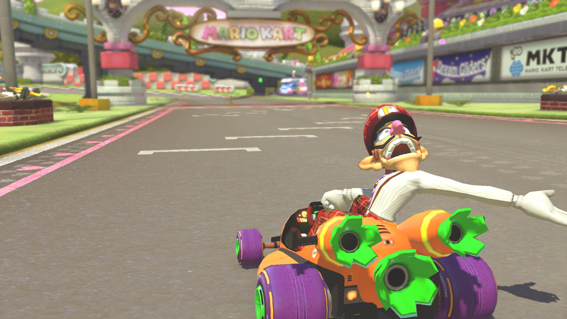 Waluigi Bus Driver From Mkt Mario Kart 8 Mods 5660