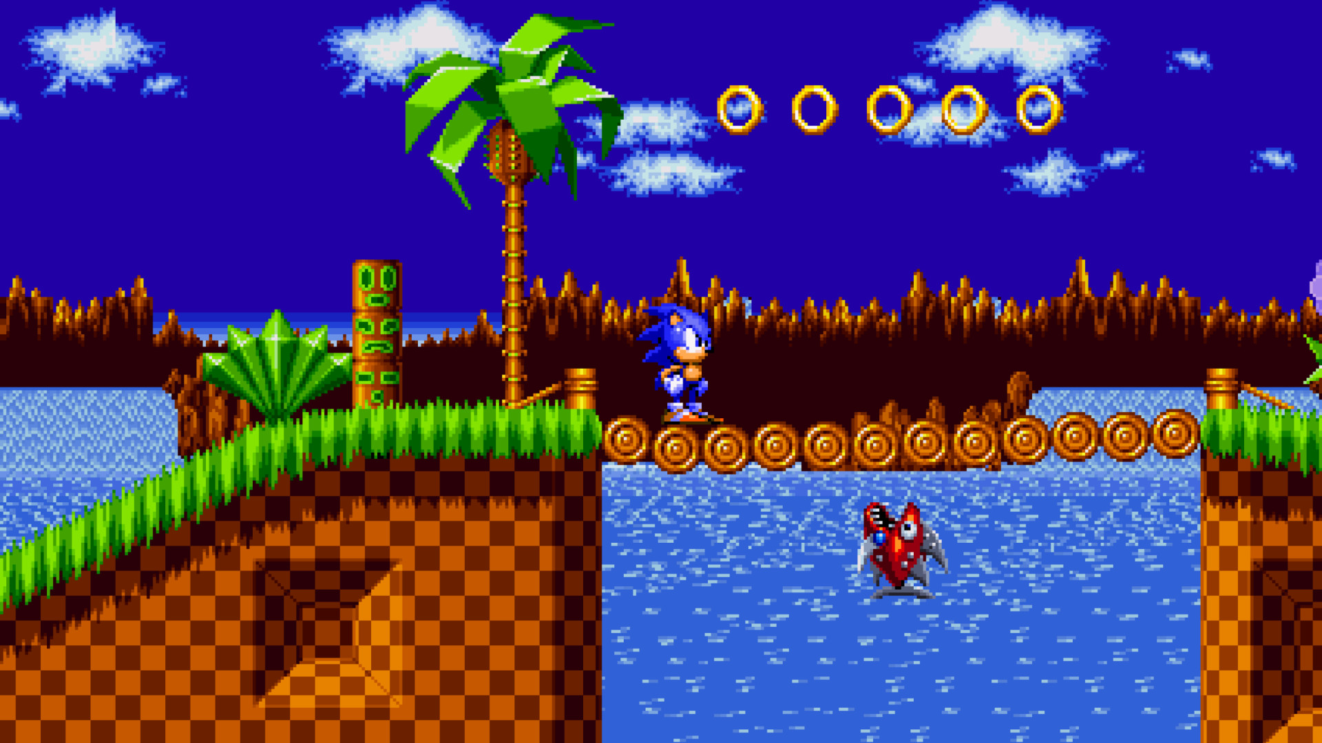 Custom / Edited - Sonic the Hedgehog Customs - Green Hill Zone Chunks  (Prototypes, Sonic Mania-Style) - The Spriters Resource