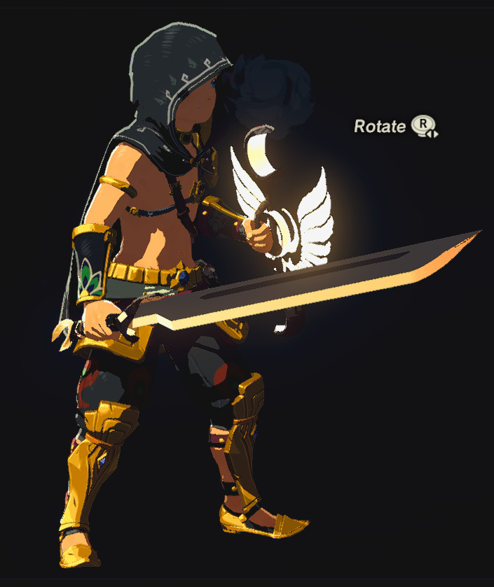 Moon Slayer Reborn As Skeleton Moon Slayer Set [The Legend of Zelda: Breath of the Wild (WiiU)] [Mods]
