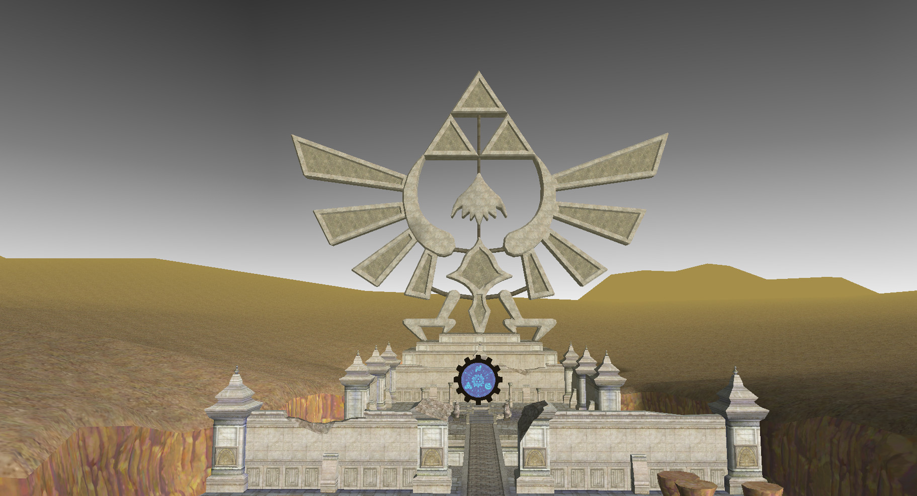 Temple of Time Gate BF Mod for Super Smash Bros. Brawl | Brawl Mods