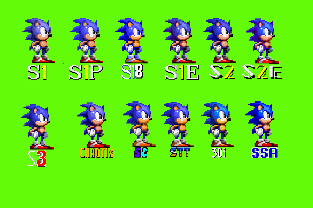 Custom / Edited - Sonic the Hedgehog Customs - Classic Capsule (Sonic Mania-Style)  - The Spriters Resource