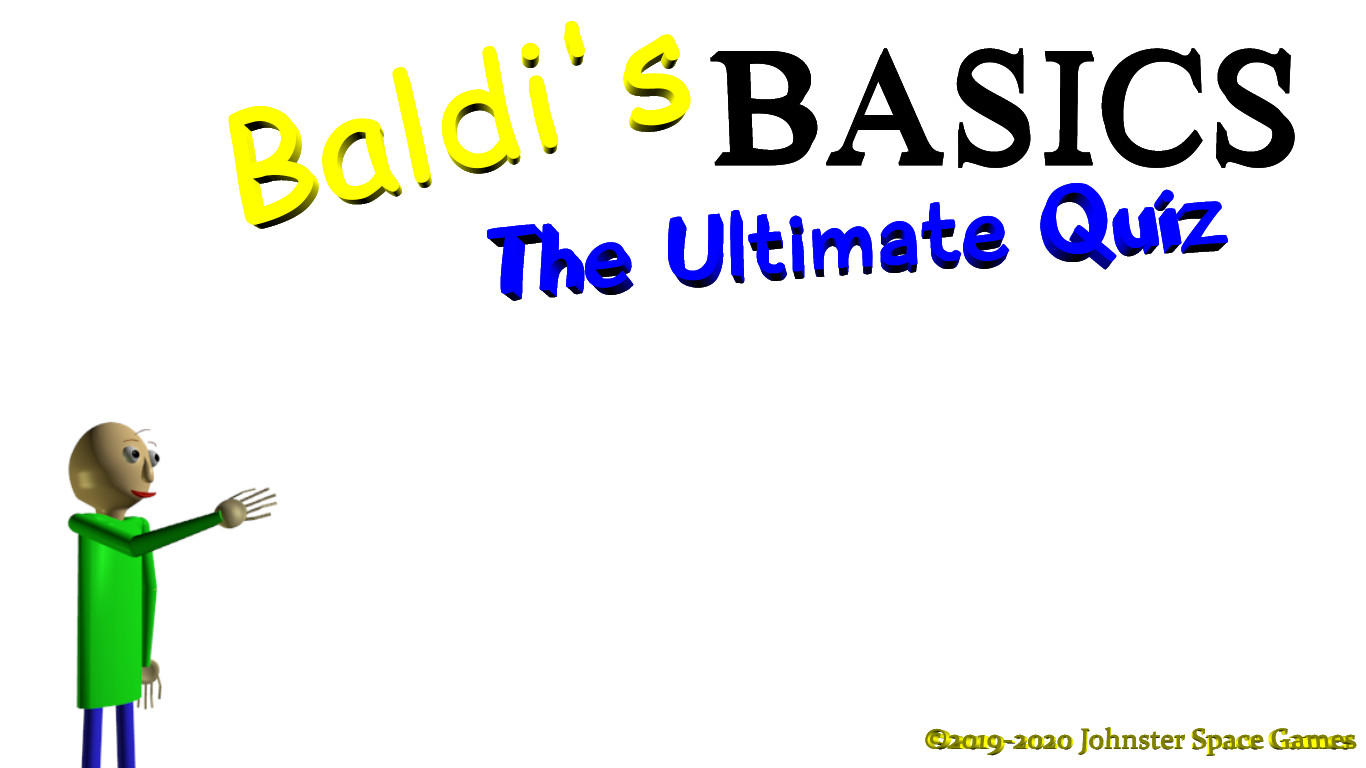 Welcome To Baldi's Basics Plus Ultimate RP! - Roblox