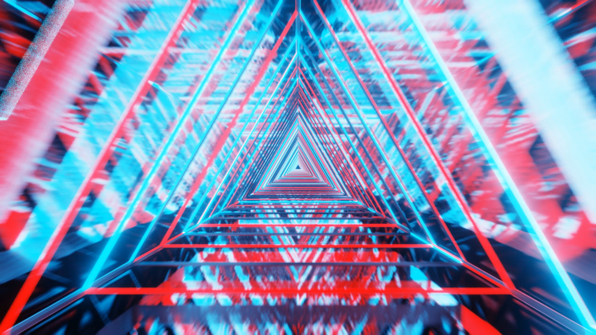 Abstract looping animated background