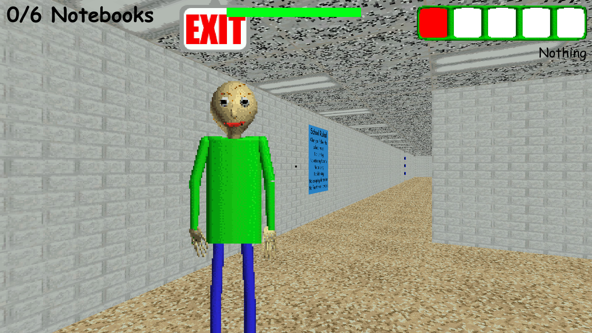 BBRMS 3: BB+ Endless mode map 1 (V1.1 Update) [Baldi's Basics] [Mods]