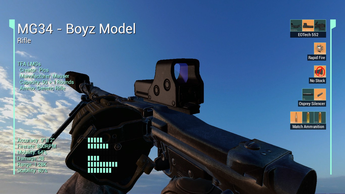 [TFA][AT] MG34 Boyz Model [Garry's Mod] [Mods]