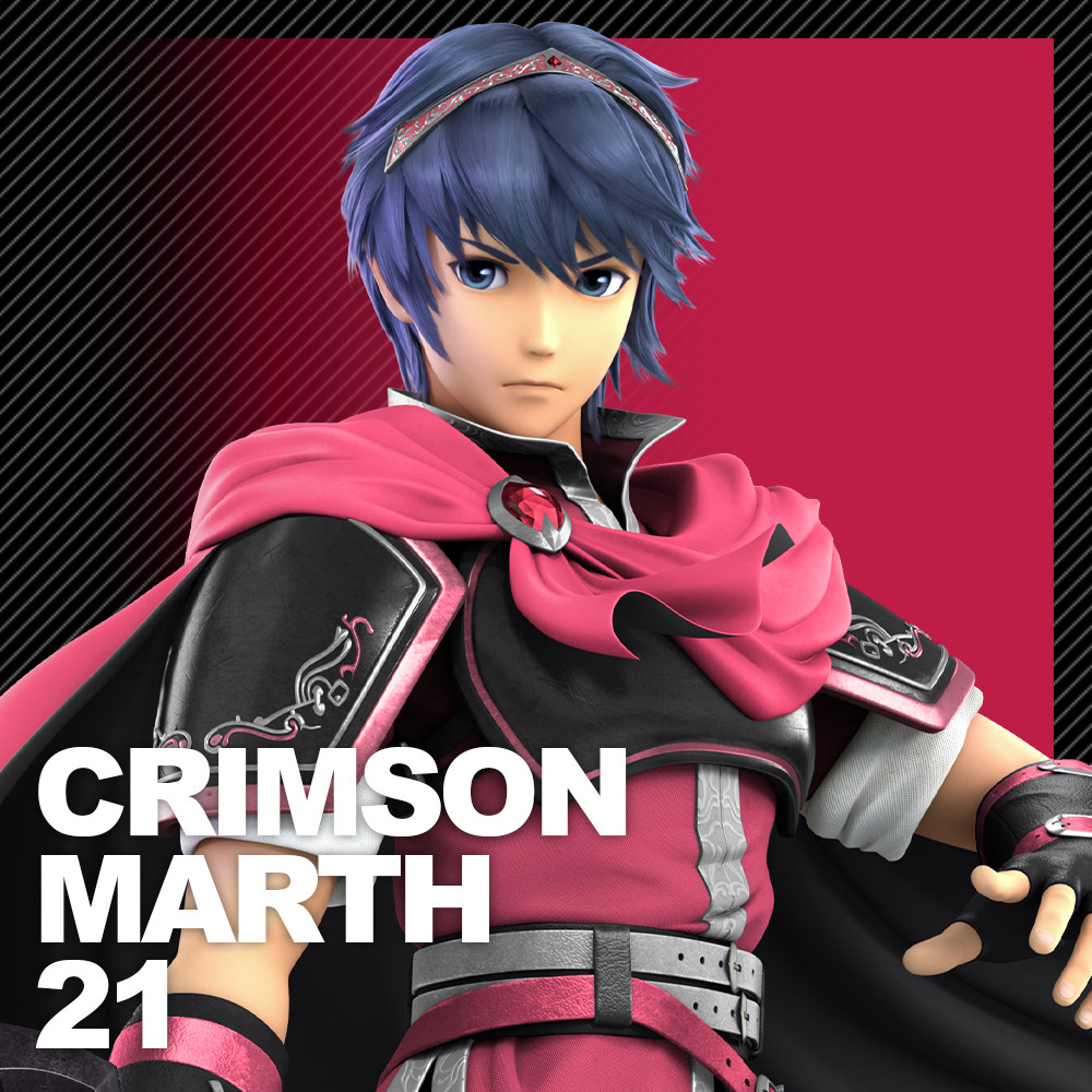 Crimson Marth Super Smash Bros Ultimate Mods