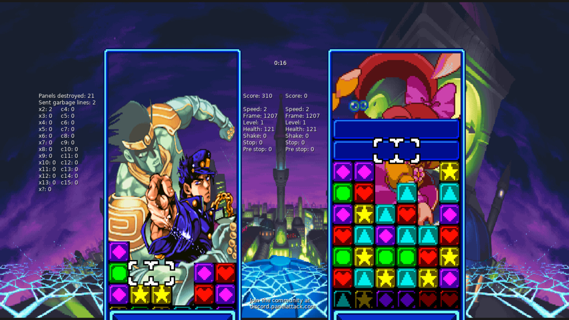 JoJo #39 s Bizarre Adventure Pack Mod for Panel Attack PanelAtk Mods