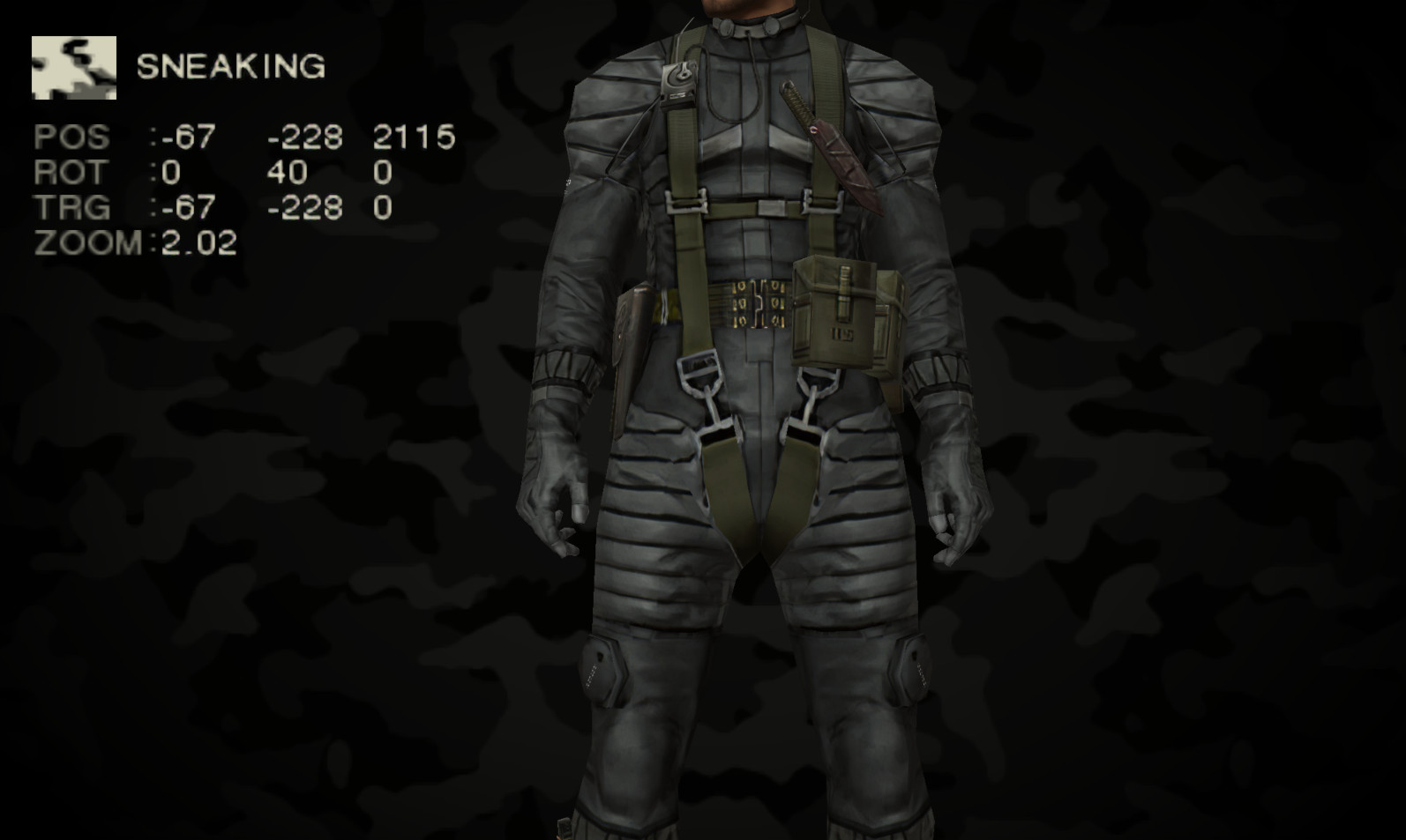 Immersive Sneaking Suit Metal Gear Solid Snake Eater 3D Mods 