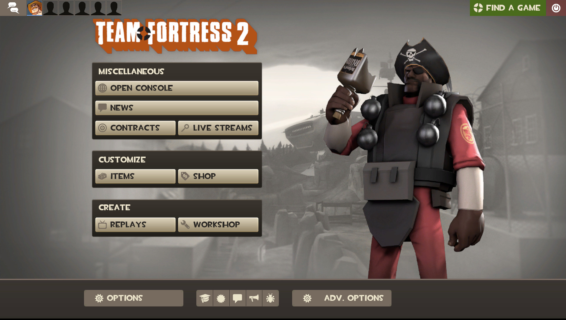 Reworked 2014 TF2 Menu