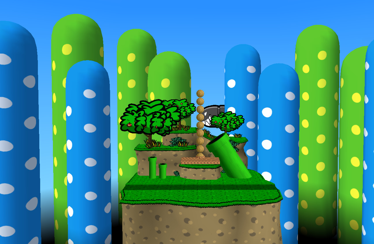 Green Hill Zone – Yoshi's Story – SSBM Textures