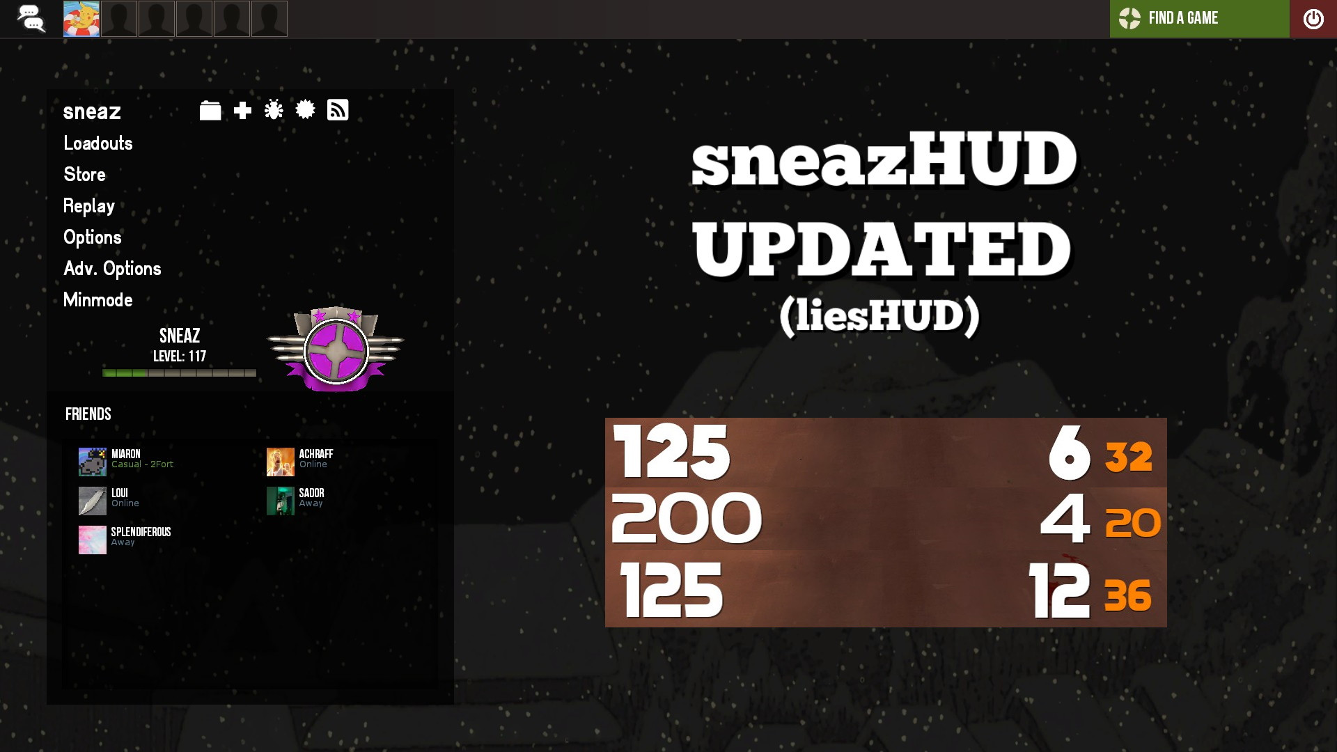 spooz/funkehud (old)