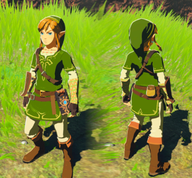 Matching Green Tunics+ [The Legend of Zelda Breath of the Wild (WiiU