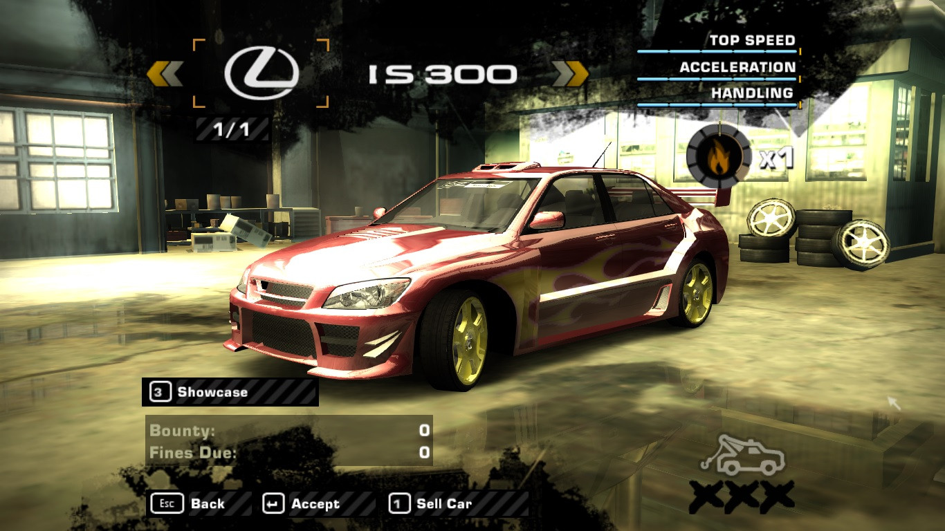 Save File With Lexus Is300 From Pc Demo Need For Speed Most Wanted 05 Mods
