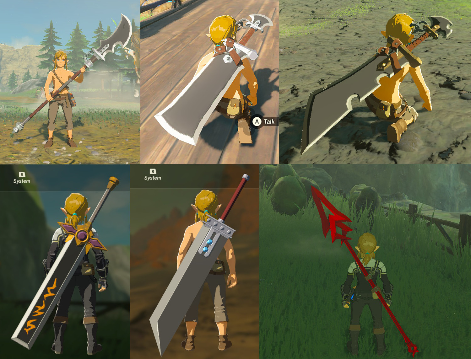 Weapons Package [The Legend of Zelda: Breath of the Wild (Switch)] [Mods]