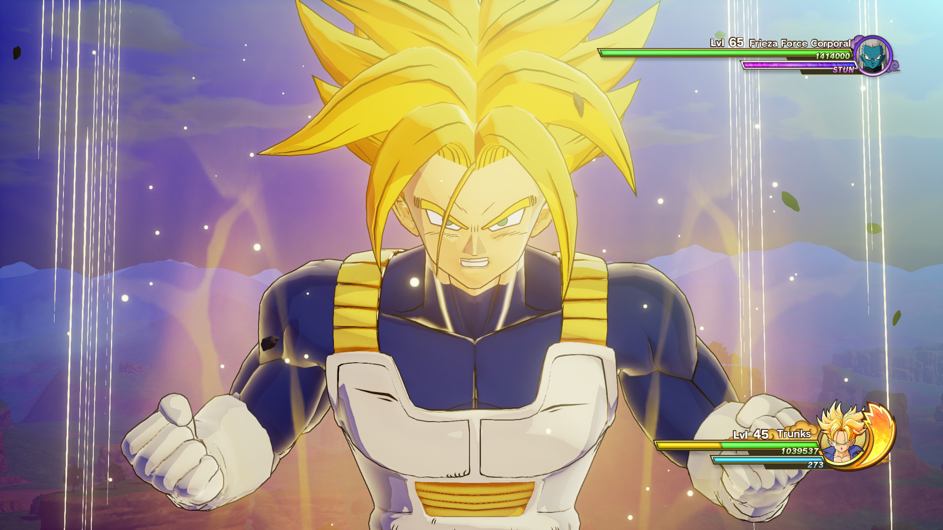 ssj trunks saiyan armor