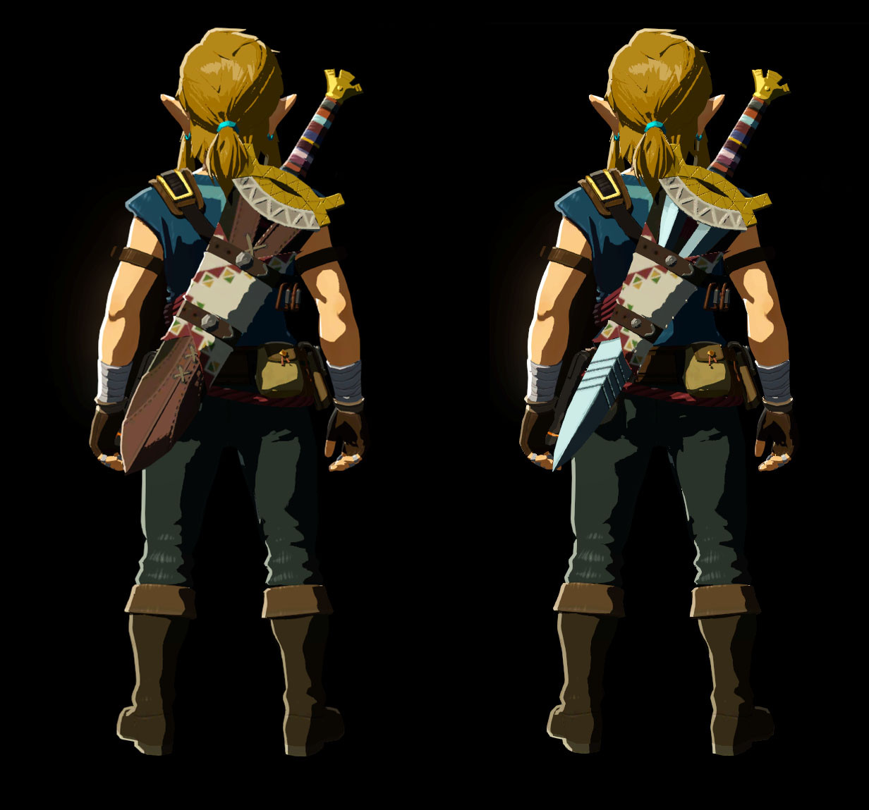 Minimal Sword Sheaths The Legend Of Zelda Breath Of The Wild WiiU 