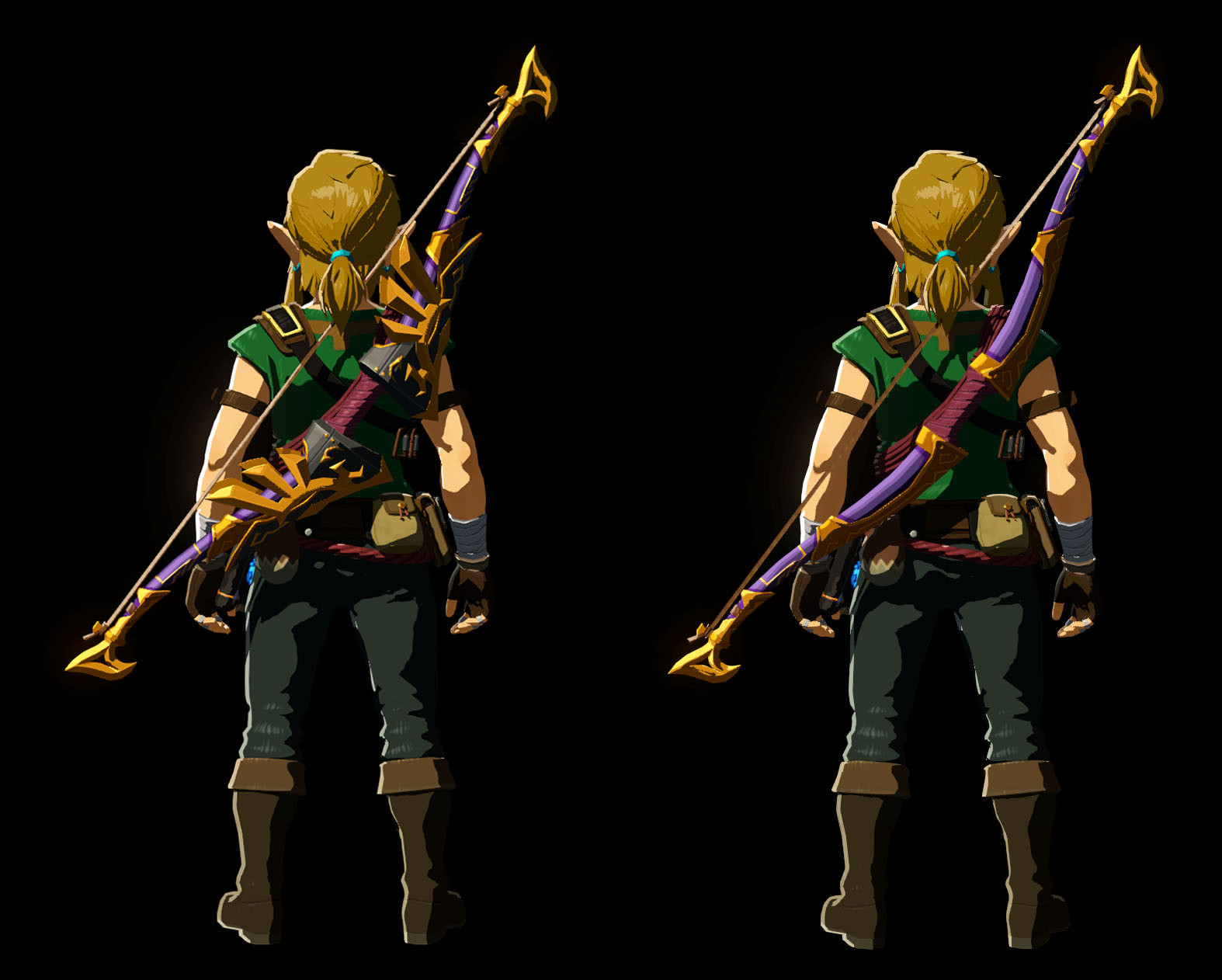 Streamlined Bows [The Legend of Zelda Breath of the Wild (WiiU)] [Mods]