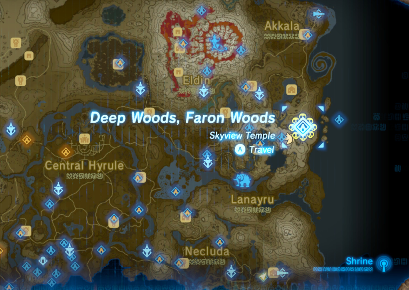 Zelda Breath of the Wild Shrine Locations, Breath of the Wild Dungeons